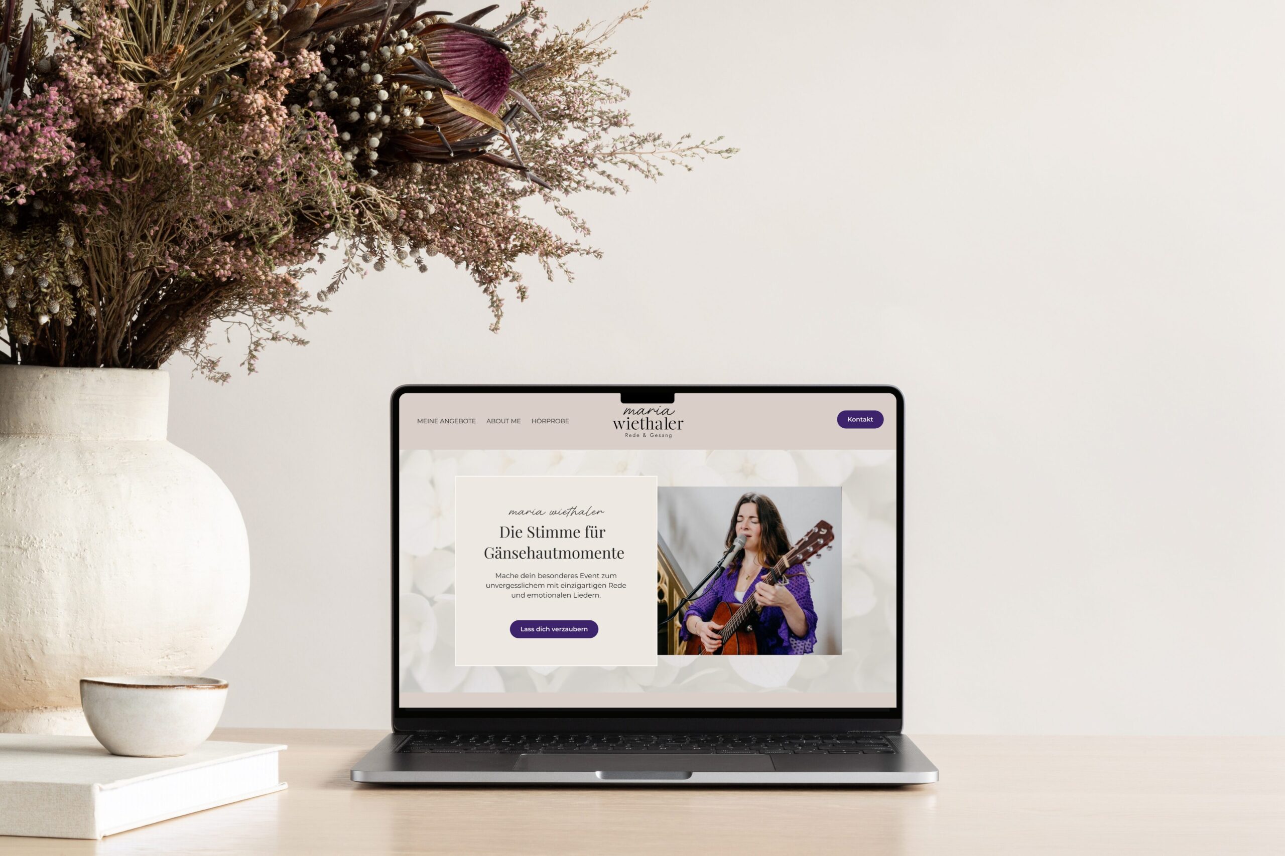 Kundenprojekt True You Webdesign Studio Maria Wiethaler